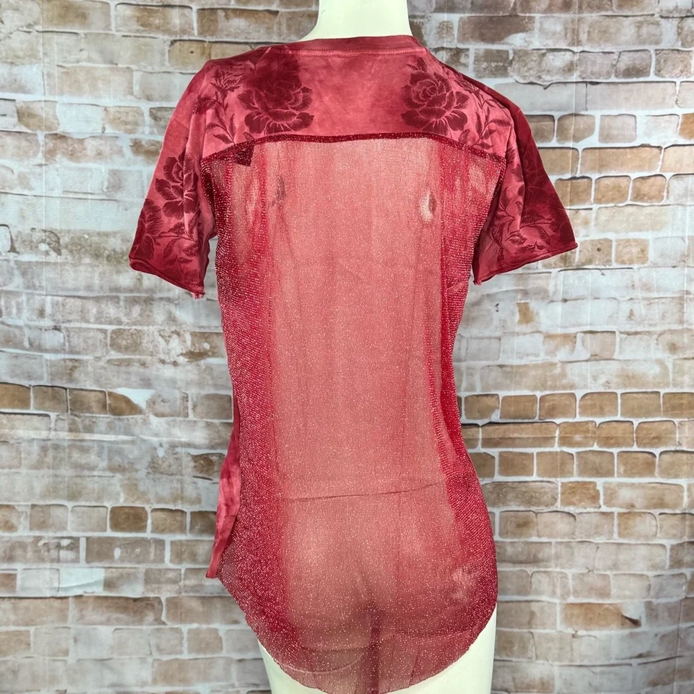 Affliction Praise Wings Women’s Graphic Short Sleeve T-Shirt -NWT - Picture 7 of 8